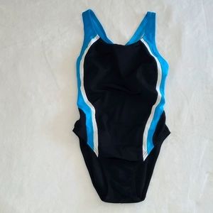 Speedo Powerback Athletic Racerback One Piece Swimsuit